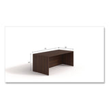 Alera Seville Series Desk Shell, 72" x 36" x 29", Mahogany (ALESVDS7236MY) Each
