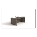 Alera Seville Series Desk Shell, 72" x 36" x 29", Walnut (ALESVDS7236WA) Each