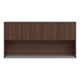 Alera Seville Hutch with Doors, 4 Compartments, 72" x 16" x 36", Mahogany (ALESVH7236MY) Each