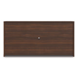 Alera Seville Hutch with Doors, 4 Compartments, 72" x 16" x 36", Mahogany (ALESVH7236MY) Each