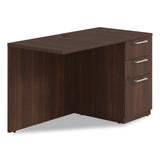 Alera® Seville Desk Return with Pedestal, Right, 48" x 24" x 29", Mahogany (ALESVRRP4824MY) Each