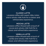 Lavazza Latte Merchandiser Kit, Classic/Mocha/Vanilla Freshpacks, 54/Carton (LAV48728) Case of 54