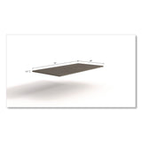 Alera Seville 96" Wide Conference Table Top, Rectangular, 96w x 48d x 1.5h, Walnut (ALESV9648WA) Each