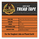 Gorilla® Tread Tape, 3" Core, 2" x 10 ft, Black (GOR115944) 1 RL