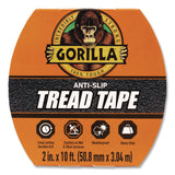 Gorilla® Tread Tape, 3" Core, 2" x 10 ft, Black (GOR115944) 1 RL