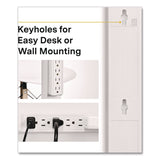 NXT Technologies™ 6-Outlet Surge Protector, 6 AC Outlets, 12 ft Cord, 900 J, White (NXTNX61425) Each