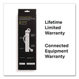 NXT Technologies™ 6-Outlet Surge Protector, 6 AC Outlets, 12 ft Cord, 900 J, White (NXTNX61425) Each
