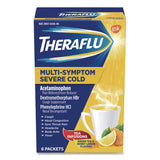 Theraflu Multi-Symptom Severe Cold Hot Liquid Powder, 6 Count (THF64260603) Each
