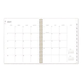 Ashley G Multicolor Smoke Academic Year Weekly/Monthly Planner, Abstract Artwork, 11 x 8.5, 12-Month: July 2024 to June 2025 (BLS133681A25) Each