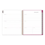 Kelly Ventura Magenta Bloom Weekly/Monthly Planner, Floral Artwork, 11 x 8.5, Multicolor Cover, 12-Month (Jan to Dec): 2025 (BLS14094525) Each
