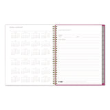 Kelly Ventura Magenta Bloom Weekly/Monthly Planner, Floral Artwork, 11 x 8.5, Multicolor Cover, 12-Month (Jan to Dec): 2025 (BLS14094525) Each