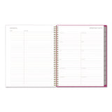 Kelly Ventura Magenta Bloom Weekly/Monthly Planner, Floral Artwork, 11 x 8.5, Multicolor Cover, 12-Month (Jan to Dec): 2025 (BLS14094525) Each
