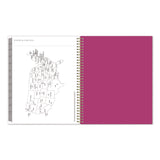 Kelly Ventura Magenta Bloom Weekly/Monthly Planner, Floral Artwork, 11 x 8.5, Multicolor Cover, 12-Month (Jan to Dec): 2025 (BLS14094525) Each
