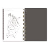 Kelly Ventura Midnight Garden Weekly/Monthly Planner, Floral Artwork, 8 x 5, Multicolor Cover, 12-Month (Jan to Dec): 2025 (BLS14094625) Each