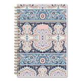 Cocorrina Weekly/Monthly Planner, Pastel Paisley Artwork, 8 x 5, Blue/Pink/White Cover, 12-Month (Jan to Dec): 2025 (BLS14369425) Each