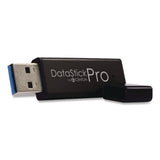 Centon DataStick Pro USB 3.2 Type A Flash Drive, 16 GB, Black, 10/Pack (CELS1U3P616G10B) Each