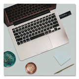 Centon DataStick Pro USB 3.2 Type A Flash Drive, 32 GB, Black, 5/Pack (CELS1U3P632G5B) Each