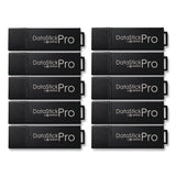 Centon DataStick Pro USB 3.2 Type A Flash Drive, 32 GB, Black, 10/Pack (CELS1U3P632G10B) Each