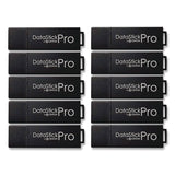 Centon DataStick Pro USB 3.2 Type A Flash Drive, 64 GB, Black, 10/Pack (CELS1U3P664G10B) Each