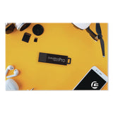 Centon DataStick Pro USB 3.2 Type A Flash Drive, 128 GB, Black, 10/Pack (CELS1U3P6128G10) Each