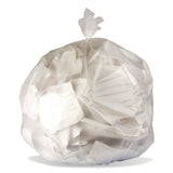 Boardwalk® High-Density Waste Can Liners, 10 gal, 8 mic, 24 x 24, Natural, 1,000/Carton (BWK24248N) Case of 1000