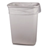 Boardwalk® High-Density Waste Can Liners, 10 gal, 8 mic, 24 x 24, Natural, 1,000/Carton (BWK24248N) Case of 1000
