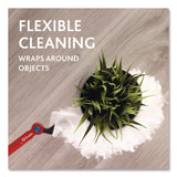 O-Cedar® Flex and Catch Duster Heavy-Duty Refills, Polyester, White, 10/Pack, 4 Packs/Carton (FHD172170CT) Case of 4