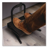 Mind Reader Adjustable Height Tilt Foot Rest, 14.25 x 15 d x 14.5 h, Black (EMSFTHEIGHTBLK) Each