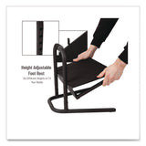 Mind Reader Adjustable Height Tilt Foot Rest, 14.25 x 15 d x 14.5 h, Black (EMSFTHEIGHTBLK) Each