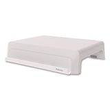 Fellowes® Breyta Monitor Stand, 13.94" x 11.97" x 3.23" to 5.9", White, Supports 33 lb (FEL100016561) Each
