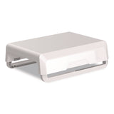 Fellowes® Breyta Monitor Stand, 13.94" x 11.97" x 3.23" to 5.9", White, Supports 33 lb (FEL100016561) Each