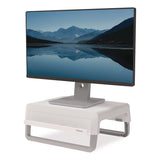Fellowes® Breyta Monitor Stand, 13.94" x 11.97" x 3.23" to 5.9", White, Supports 33 lb (FEL100016561) Each
