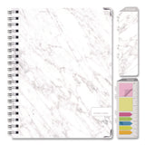 Global Printed Products Marble Academic Year Weekly/Monthly Planner, 11 x 8.5, White Marble Cover, 14-Month: June 2024 to July 2025 (GPUAY24851106S) Each