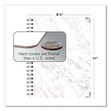 Global Printed Products Marble Academic Year Weekly/Monthly Planner, 11 x 8.5, White Marble Cover, 14-Month: June 2024 to July 2025 (GPUAY24851106S) Each