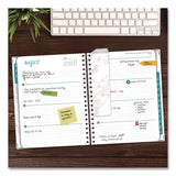 Global Printed Products Marble Academic Year Weekly/Monthly Planner, 11 x 8.5, White Marble Cover, 14-Month: June 2024 to July 2025 (GPUAY24851106S) Each