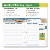 Global Printed Products Chalkboard Doodles Weekly/Monthly Student Planner, Academic Artwork, 11 x 8.5, Multicolor Cover, 11-Month: Aug 2024-June 2025 (GPUSC24SM8511S) Each