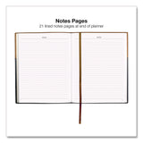 Global Printed Products Deluxe Weekly/Monthly Planner, 10 x 8, Black/Brown Cover, 14-Month: Nov 2024 to Dec 2025 (GPUSPLS25BRN810) Each