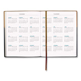 Global Printed Products Deluxe Weekly/Monthly Planner, 10 x 8, Black/Brown Cover, 14-Month: Nov 2024 to Dec 2025 (GPUSPLS25BRN810) Each