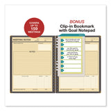Global Printed Products Meeting Notes Book, Space for Up to 159 Meetings, Meeting-Minutes/Notes Format, Black/Gold Cover, (80) 11 x 8.5 Sheets (GPUSPLS0118BK) Each