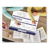 Global Printed Products Weekly Family Planner, 17 x 13, White/Blue Sheets, 52 Weeks: Undated (GPUSPLS0079) Each