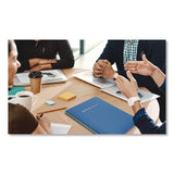 Global Printed Products Meeting Notes Book, Space for Up to 159 Meetings, Meeting-Minutes/Notes Format, Blue/Gold Cover, (80) 11 x 8.5 Sheets (GPUSPLS0118BL) Each