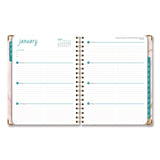 Global Printed Products Marble Weekly/Monthly Planner, 11 x 8.5, Pink Marble/Gold Cover, 14-Month: Nov 2024 to Dec 2025 (GPUSPLS25851101) Each