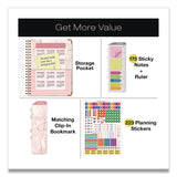 Global Printed Products Marble Weekly/Monthly Planner, 11 x 8.5, Pink Marble/Gold Cover, 14-Month: Nov 2024 to Dec 2025 (GPUSPLS25851101) Each