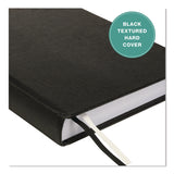 Global Printed Products Classic Hardbound Daily Planner, 12.5 x 8, Black/Gold Cover, 12-Month (Jan to Dec): 2025 (GPUSPLSSDCY25BK) Each