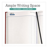 Global Printed Products Classic Hardbound Daily Planner, 12.5 x 8, Red/Gold Cover, 12-Month (Jan to Dec): 2025 (GPUSPLSSDCY25RD) Each