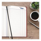 Global Printed Products Classic Hardbound Daily Planner, 12.5 x 8, Red/Gold Cover, 12-Month (Jan to Dec): 2025 (GPUSPLSSDCY25RD) Each