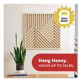 Command™ Picture Hanging Strips, X-Large, Removable, Holds up to 20 lbs per 4 Pairs, 0.88 x 4.38, White, 4 Pairs/Pack (MMM17217ES) Pack of 4