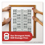 Command™ Picture Hanging Strips, X-Large, Removable, Holds up to 20 lbs per 4 Pairs, 0.88 x 4.38, White, 4 Pairs/Pack (MMM17217ES) Pack of 4