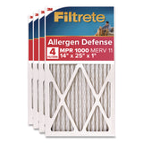 Filtrete™ Allergen Defense Air Filter, 12 x 25, 4/Carton (MMM98044CA) Case of 4