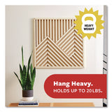 Command™ Picture Hanging Strips, X-Large, Removable, Holds up to 20 lbs per 4 Pairs, 8 Pairs/Pack (MMM172178ES) Pack of 8